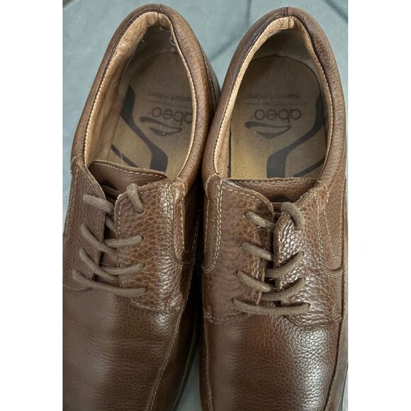 Abeo Smart 3820 Men\'s Comfort Tie Casual Shoes Size 12 Leather Brown main image 8